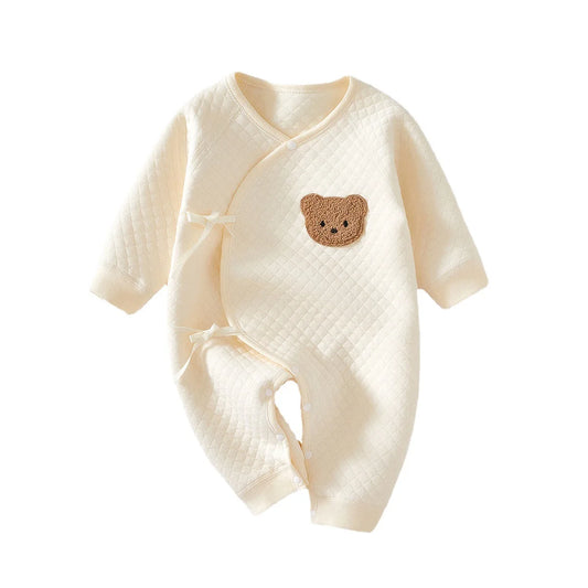 🧸 Barboteuse Ours à Manches Longues ✨