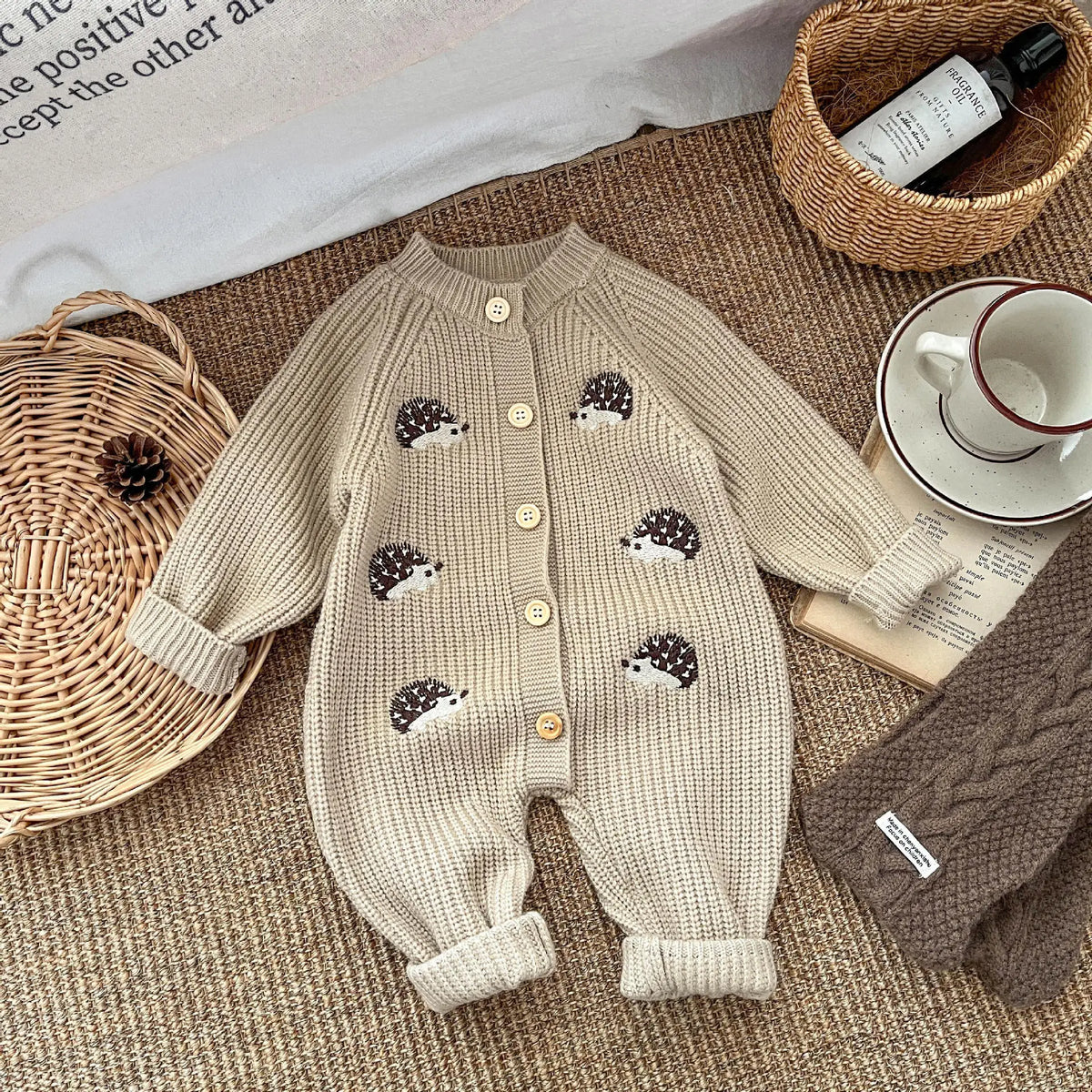Barboteuse hiver bébé à manches longues – Douceur et confort garantis