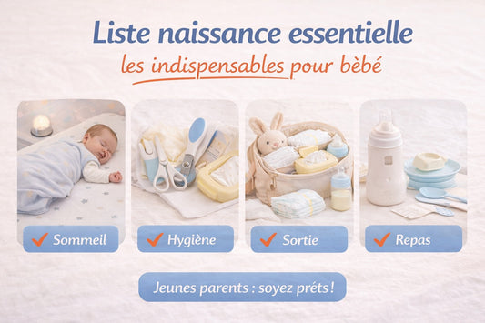 Liste naissance essentielle : les indispensables pour bébé