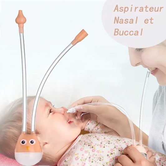 Aspirateur nasal manuel pour bébé – Doux et hygiénique