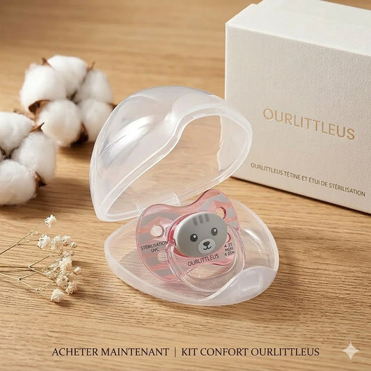 Étui à sucette bébé – Transparent, hygiénique et pratique
