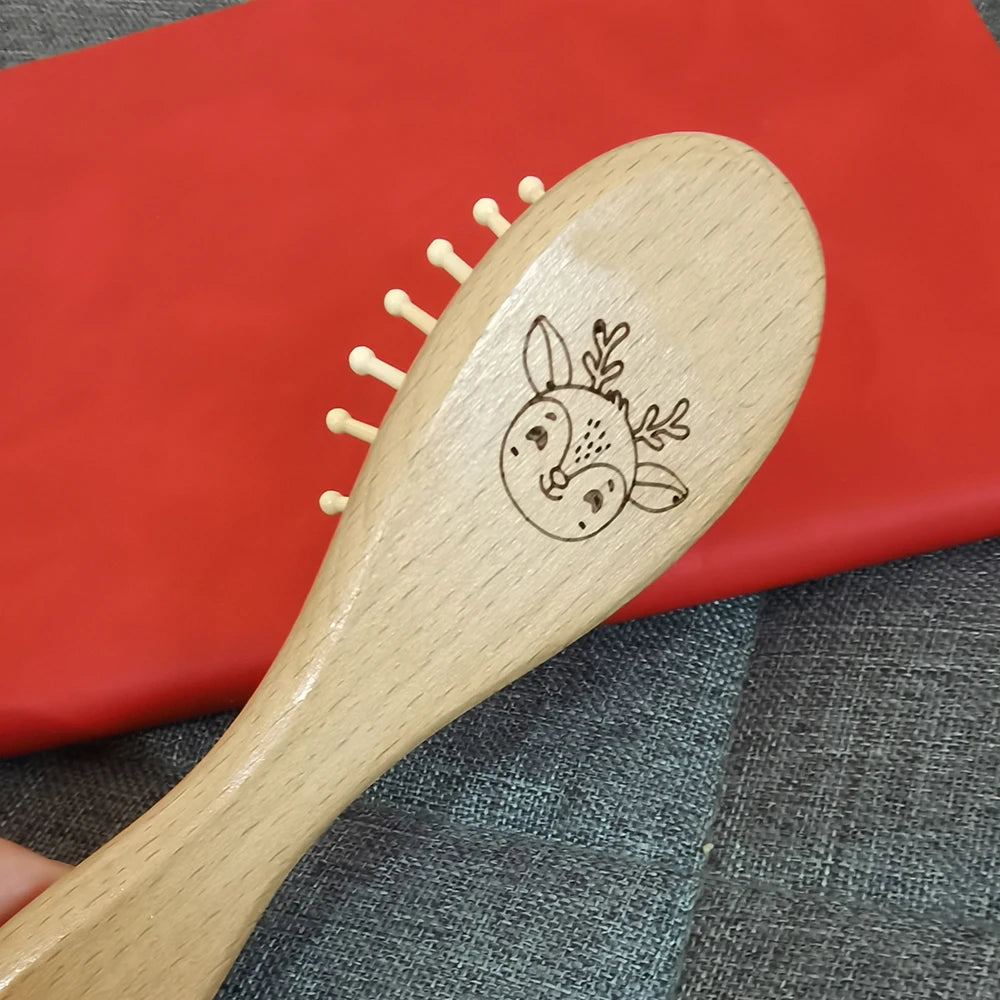 👶 Set Brosse et Peigne Bébé 💛