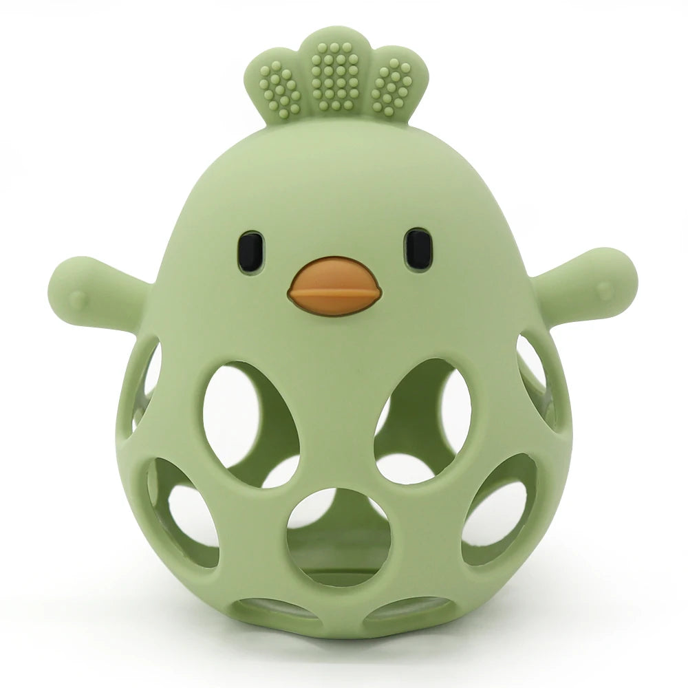 Anneau de dentition bébé – Poussin en silicone