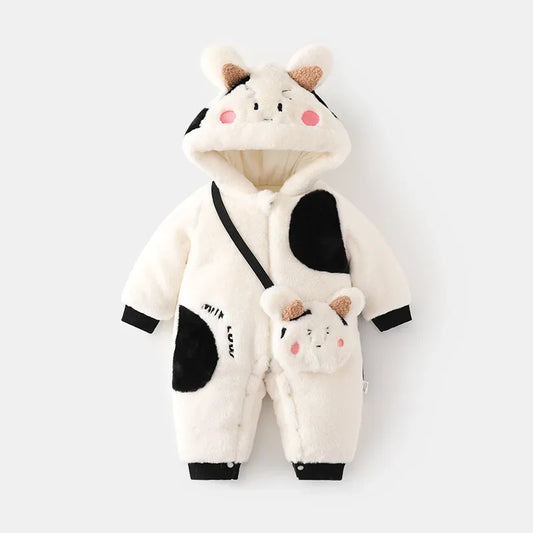 ❄️ Barboteuse Hiver en Polaire Épaisse 🧸