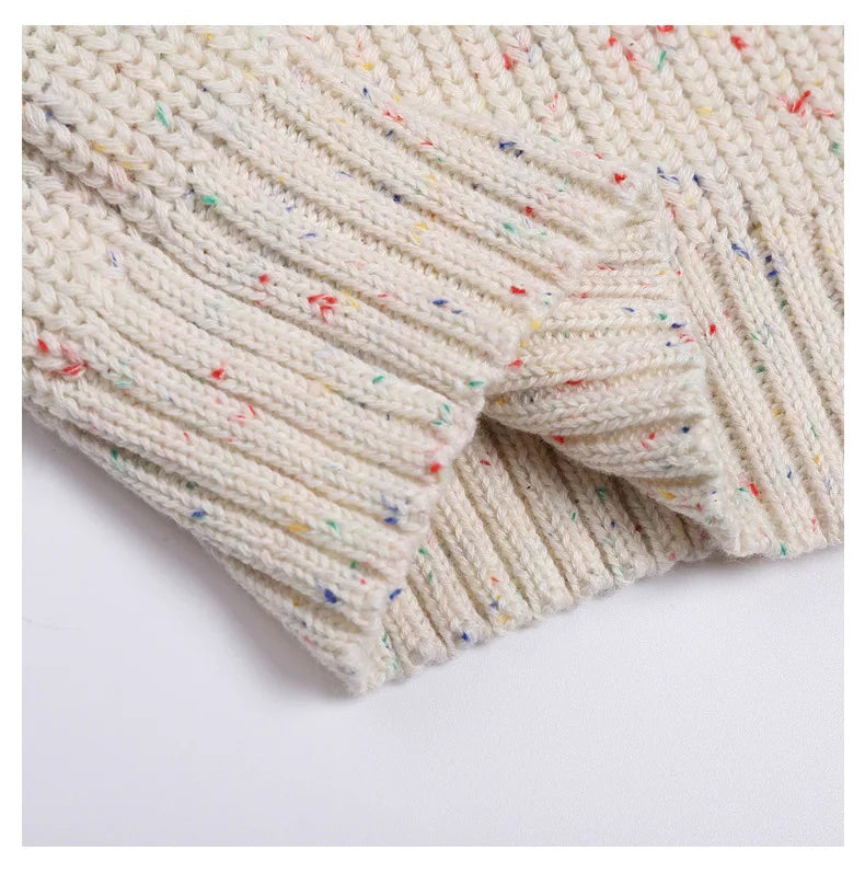 Pull bébé tricot épais – Pull chaud manches longues enfant