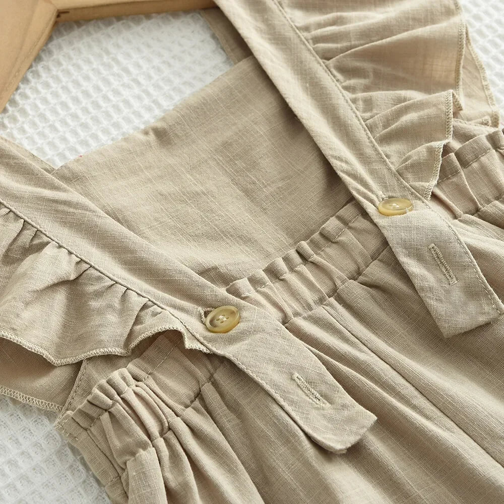 ☀️ Combinaison d’Été Fille 🌸 Fraîche & Mignonne