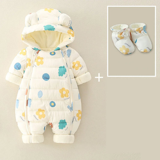 ❄️ Combinaison Hiver à Capuche 🧸🌟 Douce & Chaude