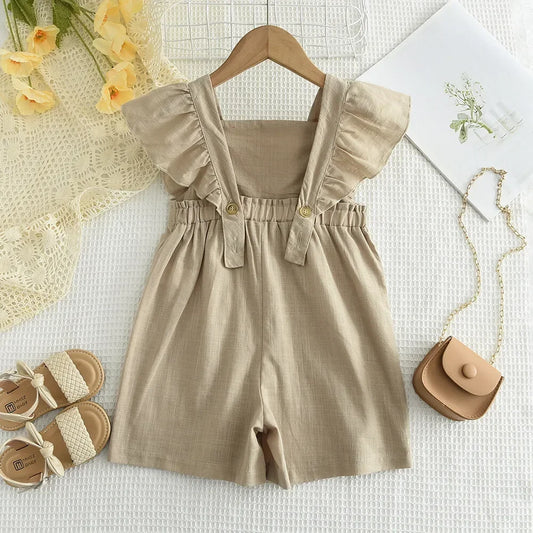 ☀️ Combinaison d’Été Fille 🌸 Fraîche & Mignonne